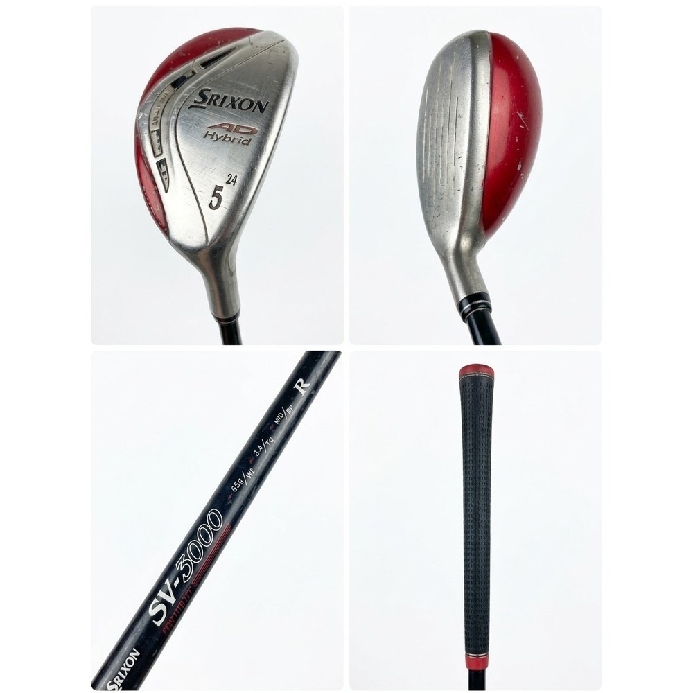 Srixon AD Hybrid 5 24 Degree SV-3000 Regular Flex Graphite Shaft Right Handed